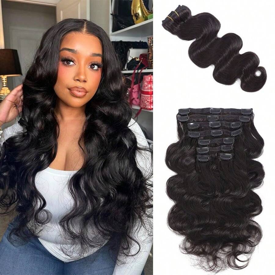 BINF estilo dulce de San Valentín, extensiones de cabello rizado con ondas rizadas de doble trama, peluca de primavera limitada, extensión de cabello ondulado con clip, cabello humano rizado, peluca de primavera negra natural, peluca de primavera floreciente, cabello con ondas rizadas de 12 A, grosor suave, cabello Remy brasileño premium, peluca de confesión de San Valentín, invisible y respetuosa con el cuero cabelludo, peluca exclusiva para salidas de primavera, extensiones de cabello humano con clip y rizos profundos, peluca de primavera limitada, 120 g, extensión de cabello humano Remy brasileño virgen con ondas rizadas de agua, extensiones de cabello humano con clip, peluca romántica especial de primavera, extensiones de cabello con clip negro natural para mujer, peluca de San Valentín, extensiones de cabello humano rizado con ondas rizadas profundas, peluca de oxígeno ligero de primavera, extensión de clip sin costuras de doble trama, peluca a juego para parejas - Extensión de clip Body Wave - Ver 1