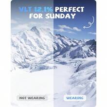 - anteojos de esqu para nios, anteojos de esqu para nios y nias de 3 a 14 aos, proteccin OTG - A09-blanco/azul - Ver 5