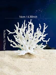 1pc Artificial Coral Reef, Realistic Aquarium Coral Plant Decor, Aquarium Landscaping Marine Plants, Aquarium Soft Coral, Marine Aquarium Set, Iron Wire Branches, Aquarium Landscaping, Coastal Decor Seashells, Cleaning Supplies, Reptile Habitat Accessories - Multicolor - View 12