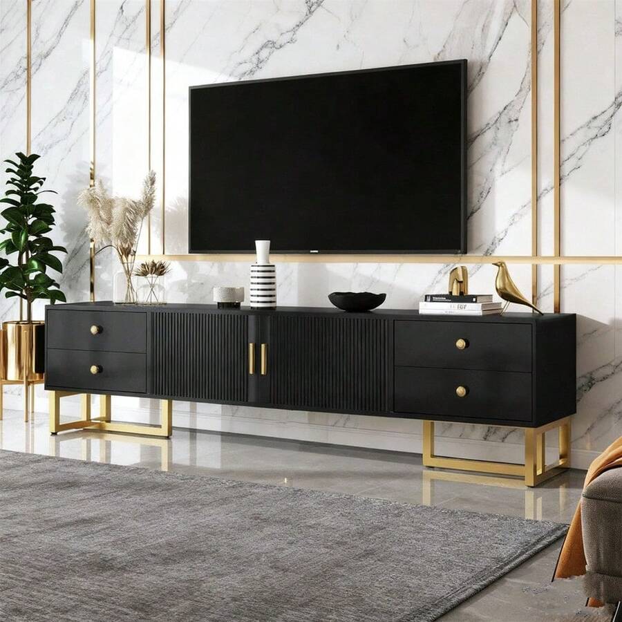 Television Stands & Entertainment Centers - Black - View 1