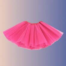 1pc Women's Versatile Tulle Skirt, Suitable For Daily Wear, Dance Performances, And Holiday Parties