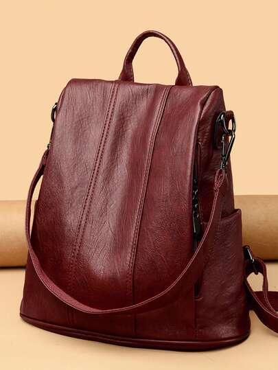 Women's Genuine Leather Backpack, High-Quality Ladies Backpack, Luxury Designer Large Capacity Casual Daypack