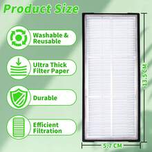 Filter Accessories For Roborock S8/S8+/S8 Pro Ultra/S7/S7 Maxv/S7 Maxv Ultra/S7 Max Ultra/S7 Pro Ultra Robot Vacuum Cleaner, HEPA Filter G20 Sweeping Robot Spare Parts Replacement Part - White - View 5