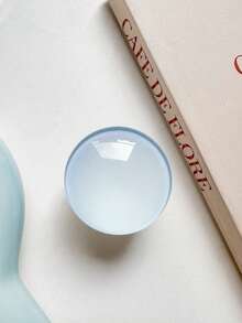 Round Glass Solid Color Phone Holder Air Cushion Stand, Minimalist Ins Style Adhesive Expandable Portable Phone Stand, Suitable For Phone Holder, Cute Round Glass Stand, Gift For Friends, Girlfriend, Christmas