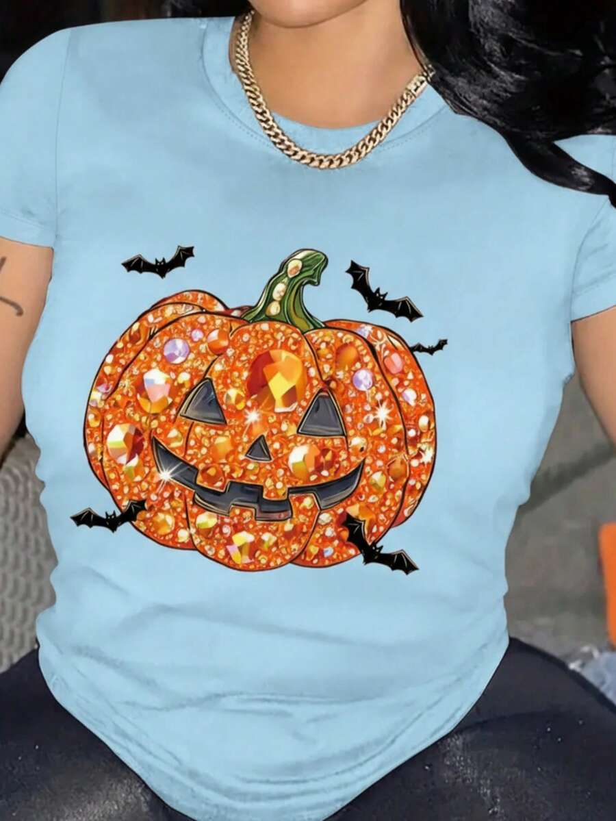 Women T-Shirts - Baby Blue - View 1