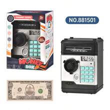 Piggy Banks Money Banks, Automatic Electronic Piggy Bank With Password And Fingerprint Unlocking Simulation, Money Bank Toys For 3 4 5 6 7 8 9 10 Year Old