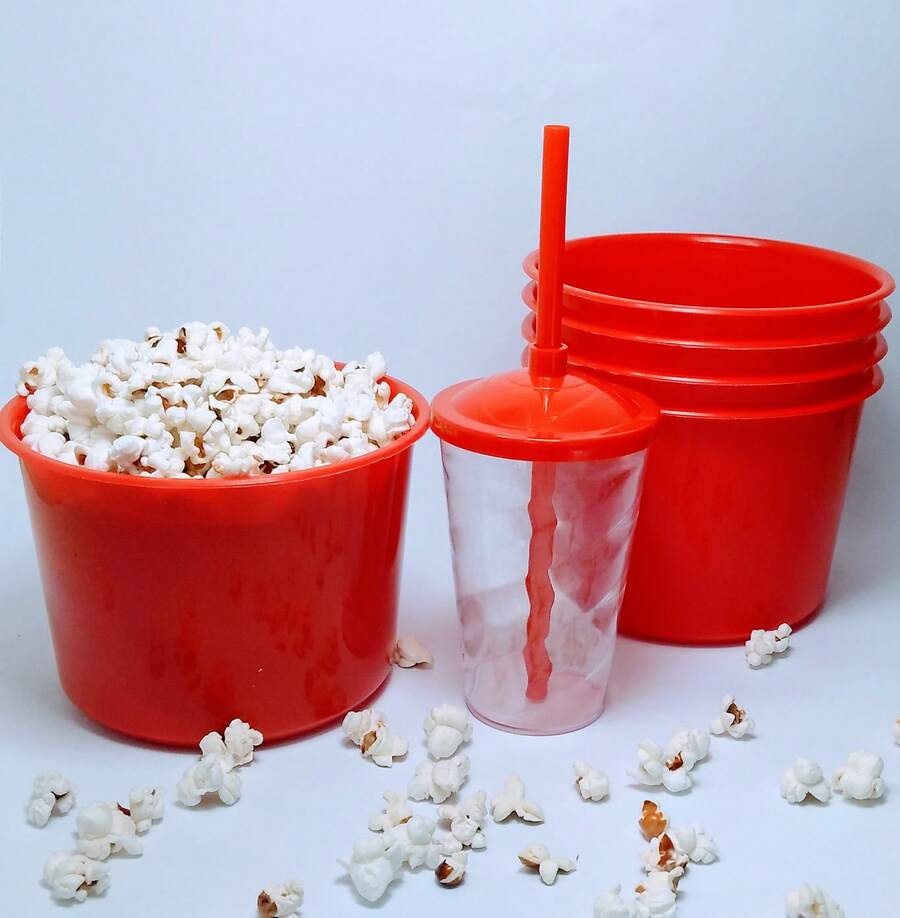 KIT 10 CINEMA 1.5 LITER CRYSTAL - 紅色 - 查看 1