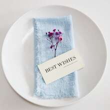 6/24 Pieces Solid Color Tassel Napkins Cloth Viscose 42*42cm/16.5inch Soft And Durable New Year's Eve Party Valentine's Day Casual Lunch At Home Cocktail Receptions Housewarming Pet-Friendly Meal Times Rustic Weddings Baby Showers Breakfast