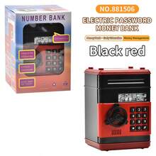 Piggy Banks Money Banks, Automatic Electronic Piggy Bank With Password And Fingerprint Unlocking Simulation, Money Bank Toys For 3 4 5 6 7 8 9 10 Year Old