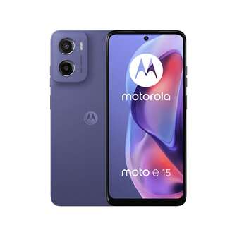 TELMOV Celular Moto E15 64GB 2GB RAM color morado desbloqueado