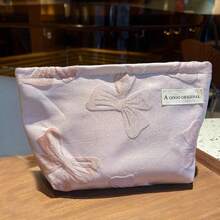 Nécessaire portátil, nécessaire de viagem, nécessaire fofa, nécessaire feminina de grande capacidade, nécessaire com abertura ampla, itens essenciais para viagem, acessórios de higiene pessoal, pincéis, presentes de Natal, estojo, viagem, presentes para mulheres, item essencial de viagem feminino, estojo, carteira/bolsa pequena, organizador de maquiagem, estojo, porta-pincéis, mini estojo, estojo de grande capacidade, presentes para mulheres, presentes de Natal, ideias de presentes para mulheres