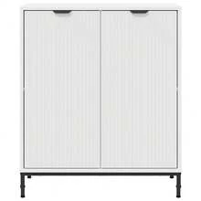 vidaXL Sideboard Weiß 69,5 X 33 X 82 Cm Holzwerkstoff - Bianco - Visualizzare 6