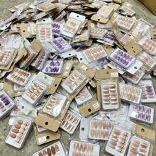 24 Pieces/Set Of Selected High-Quality Handmade Acrylic Press-On Nails, Medium-Length Coffin-Shaped Nails - Halloween Is Coming, Factory Direct - One Piece Is Shipped Randomly, Halloween Nails, Gothic Style Nails, Punk Nails, Ghoul Zombie Bandage Style, Metal Spider, Skull, Bat Pattern, Hand-Carved Pumpkin Lantern, Spider Web, Ghost Face, False Nails, Gradient Styles Of Different Lengths, Pink Gradient, Jelly Nails, Glossy Coffin-Shaped False Nails, Blue Gradient 3D Press-On Nails (With Butterfly Pearl 3D Decoration), Solid Color Cat Eye Press-On Nails, Glitter False Nails For Short Nails, Oval Nails, Detachable False Nails, Nail Art Supplies Nail Art, Suitable For Parties, Dances, Daily Wear, Student Gatherings, Reusable Press-On False Nails, Comes With 1 Adhesive Sheet And 1 Mini File (Randomly Shipped);