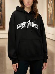 Sudadera con capucha forrada térmicamente para mujer, engrosada para uso casual diario, deportes al aire libre y moda callejera