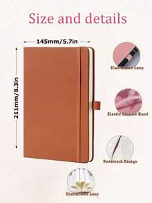 1pc Personalized Diary Notebook, Customizable Name Notebook, Custom Diary, Work Notebook, Small Notebook, Diary, Writing Journal, Blank Notebook, Dotted Notebook, Boy's Diary, Small Sketchbook, Paperage Notebook, Pocket Notebook - Style 9 - View 13