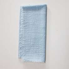 6/24 Pieces Solid Color Tassel Napkins Cloth Viscose 42*42cm/16.5inch Soft And Durable New Year's Eve Party Valentine's Day Casual Lunch At Home Cocktail Receptions Housewarming Pet-Friendly Meal Times Rustic Weddings Baby Showers Breakfast