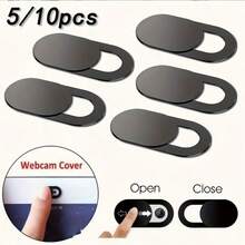 5/10pcs Webcam Cover Slide For Laptop, Computer, Smartphone Camera Privacy Protection, Prevent Hacking And Peeping