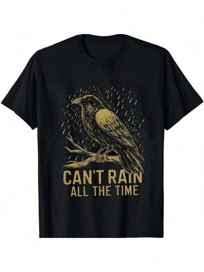 Goth Goblincore Clothing Withy Gothic Raven Whimsigoth Shirt Boho Crow Tshirt Dark Academia Evermore Tee Occult Clothing