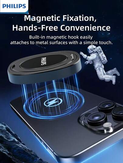 PHILIPS PHILIPS Magnetic Rotating External Hard Drive-4K Workflow Solution, Featuring A Magnetic Base And Fully Adjustable 360° Rotation, It Delivers Fast Transfer Speeds And Is Ideal For Demanding 4K Video Editing And Production Tasks.