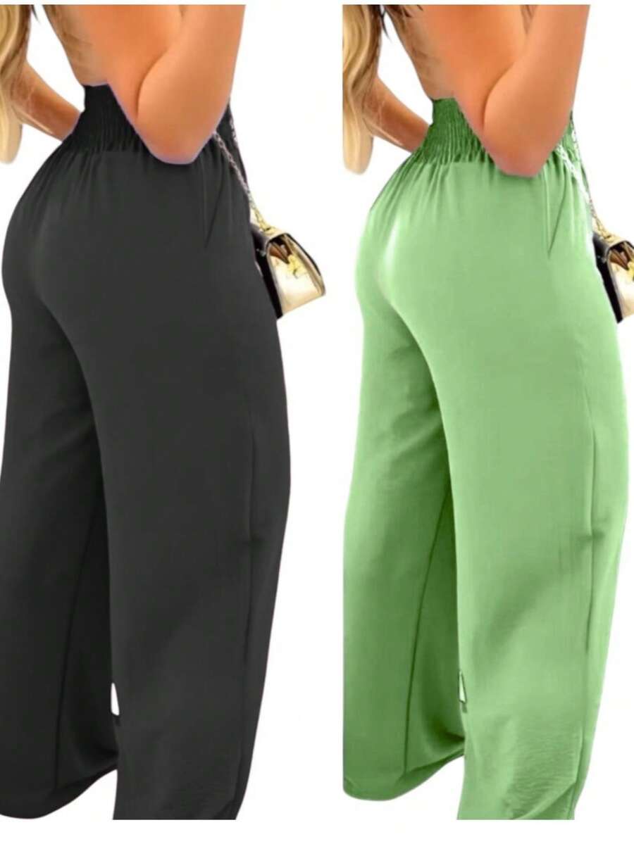 Simple Polyester Daily Pocket - Negro + verde militar - Ver 1