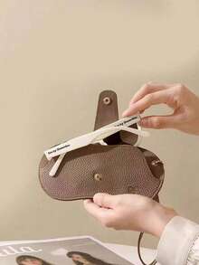 1pc Shockproof Eyeglasses Pouch, Portable Sunglasses/Prescription Glasses Storage Bag, Hanging Anti-Lost Protective Case,Suitable For Spring,Summer,Autumn,Winter,Return To School,Back-To-School, Christmas, Halloween, Thanksgiving, Children's Day,