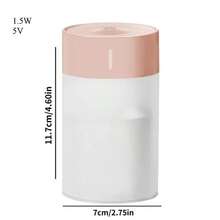 RAF 1 Multi Color Ambient Light Portable Mini Humidifier And Fragrance Diffuser USB Power, Vehicle And Household Dual Spray, Capacity 7.04oz/220ml (Excluding Essential Oil),Umidificador De Ar,Suitable For Home, Travel, Bedroom, And Office Use, No Batteries Required, Portable Car Aroma Device | LED Light | Creative Holiday Gift - Multicolor 2 - View 11