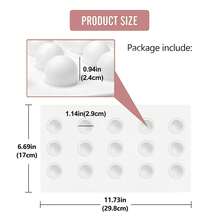 1 pezzo Stampo in silicone per torte mousse, Stampo per dolci alla frutta francesi fai-da-te, Adatto per dolci natalizi, Stampo natalizio, Stampo per cioccolato, In silicone, Per cuocere cioccolato, caramelle, decorazione torte