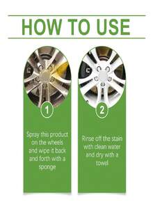 Homonth 120ml Car Wheel Cleaner - Removes Rust, Dirt, Grease And Road Residue From Wheels And Rims, Leaves A Smooth, Like-New Finish. Gentle Formula Won't Damage Surrounding Paint. Upgraded Spray Nozzle, Random Shipment Of Old And New Versions. - Multicolor - View 4