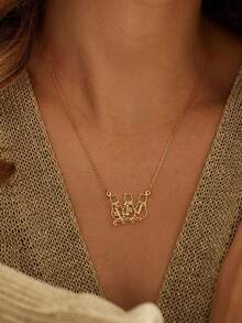 Dainty Cat Name Necklace, Custom Name Necklace, Minimalist Necklace, Customized 1-3 Name Cat Pendants,Personalised Gifts, Cat Memorial Gift, Cat Lovers Gift, Christmas Gift - 彩色 - 查看 6