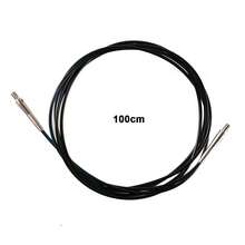 [6 Interchangeable Knitting Needle Sizes] Multi-Color Interchangeable Circular Knitting Needle Set, 6 Flexible Cable Sizes, Stitch Markers, Connector Caps, Beads - DIY Craft Knitting And Crochet Accessory Kit, Sewing & Weaving Supplies - Multicolor - View 17