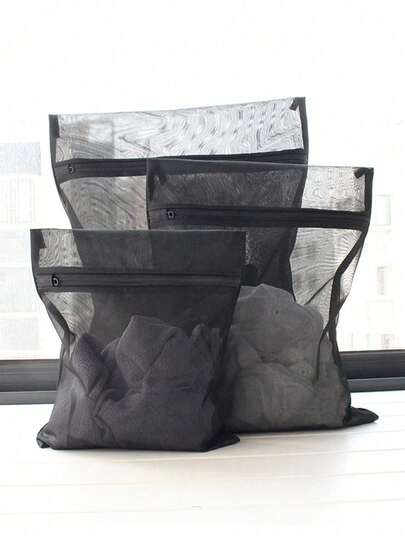 Sacchetti per bucato in rete resistenti - proteggono i vestiti e prevengono danni - ideali per articoli ingombranti e uso quotidiano, borse organizer per scuola, borse per l'archiviazione degli insegnanti, organizer per cassetti e armadi, borse trapuntate, scatole organizer per sotto il letto