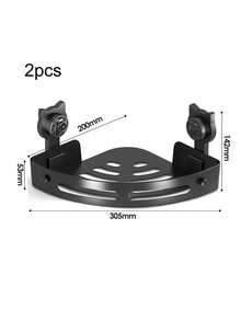 1/2 PCS Modern Corner Storage Rack Without Drilling - Durable ABS Material Bathroom Storage Rack, Toilet Storage Rack, Bathroom Corner Rack, Wall-Mounted Toilet And Washbasin Wall Storage Rack Without Drilling, Halloween And Christmas Gifts