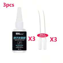 [Heavy-Duty Adhesive] 1/2pcs Super Adhesive With Dropper Heavy-Duty, Dries Clear, Waterproof, Temperature-Resistant Perfect For Crafts, Repairs & DIY Super Glue, Wood Glue, Nail Glue, Shoe Glue, Craft Glue