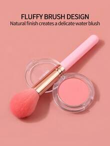 1支多功能腮红刷，柔软面部化妆刷，散粉刷，高光刷，化妆工具，旅行装，粉底刷，遮瑕刷，腮红刷，修容刷，腮红刷，古铜粉刷，散粉刷，粉底刷，腮红刷，赠品 - 粉色 - 查看 6