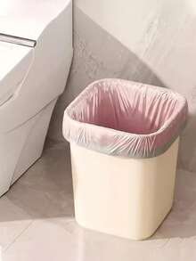 100个一次性小垃圾袋，便携式PE垃圾袋，适用于办公室、厨房、家庭等各种场合，可折叠，方便实用，节省空间 - 彩色 - 查看 7