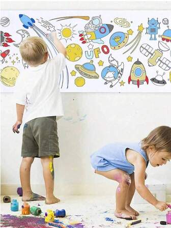 300cm Children's Graffiti Painting Roll With Different Themes, Suitable For Boys And Girls Coloring And Drawing Over 3 Years Old Coloring Roll, Colouring, Frozen, Colouring, Halloween, Water Color, Colouring, Frozen, Stocking Fillers Kids, Colouring, Stocking Fillers Kids, Frozen, Frozen, Coloring,Kids Bean Bag,Rainbow,Kids Face Paint,Back To School