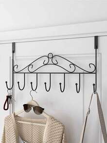 1 pezzo Appendiabiti da porta - Appendiabiti multifunzione, Appendiabiti da dietro la porta, Portacappelli, Per appendere giacche, borse e accessori - Ideale per camera da letto, armadio, bagno, appendiabiti