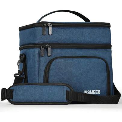 Bolsa de Almuerzo, 16 Litros Lonchera Termica para Hombres y mujer Bolsa Hielera Térmica Comida grande Capacidad Fiambrera Aislada