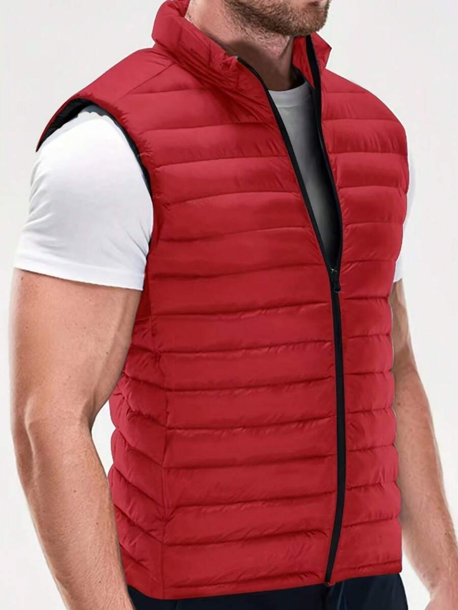 Men's Outdoor Casual Vest Jacket, Korean Style, Autumn/Winter