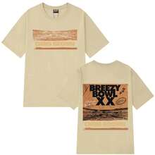 Breezy Bowl XX 2025 Tour Concert Merch T-Shirt Men's Women Fashion Hip Hop T Shirt Casual Oversized T-Shirts - 1 - Xem 5