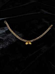 1件装猫狗铃铛项圈猫项圈可调节猫狗装饰项链尺寸狗狗猫咪颈带配饰儿童款，这款精致的猫狗铃铛项圈采用柔软材质，佩戴舒适。项圈上镶嵌着小巧精致的铃铛，发出清脆悦耳的声音，为宠物增添一抹可爱。 - 彩色 - 查看 15