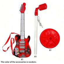 Fashionable Children's Microphone Set, Includes Stand, Karaoke Accompaniment, Musical Instrument, Educational Toy, Electronic Music Equipment, Suitable For Boys And Girls, Birthday Gift, Multifunctional Party Gift Set - Multicolor - View 14