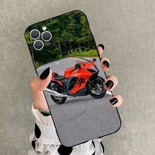 Car Phone Case For Suzuki Hayabusa GSX 1300 R, Compatible With 15, 14, 13, 12, 11, Plus, Pro Max, XS, X, XR, SE, Mini, 8, 7, Soft Black Silicone Case, Compatible With 17 Pro Max, 17 Pro, 17, 16, 16 Pro Max, 15 - z7 - 查看 6
