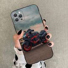 Car Phone Case For Suzuki Hayabusa GSX 1300 R, Compatible With 15, 14, 13, 12, 11, Plus, Pro Max, XS, X, XR, SE, Mini, 8, 7, Soft Black Silicone Case, Compatible With 17 Pro Max, 17 Pro, 17, 16, 16 Pro Max, 15 - z7 - 查看 3