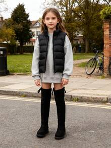 1 Pair Classic Fashion Over-The-Knee Boots, Suitable For Daily Wear And Vacation, Girls High-Top Boots