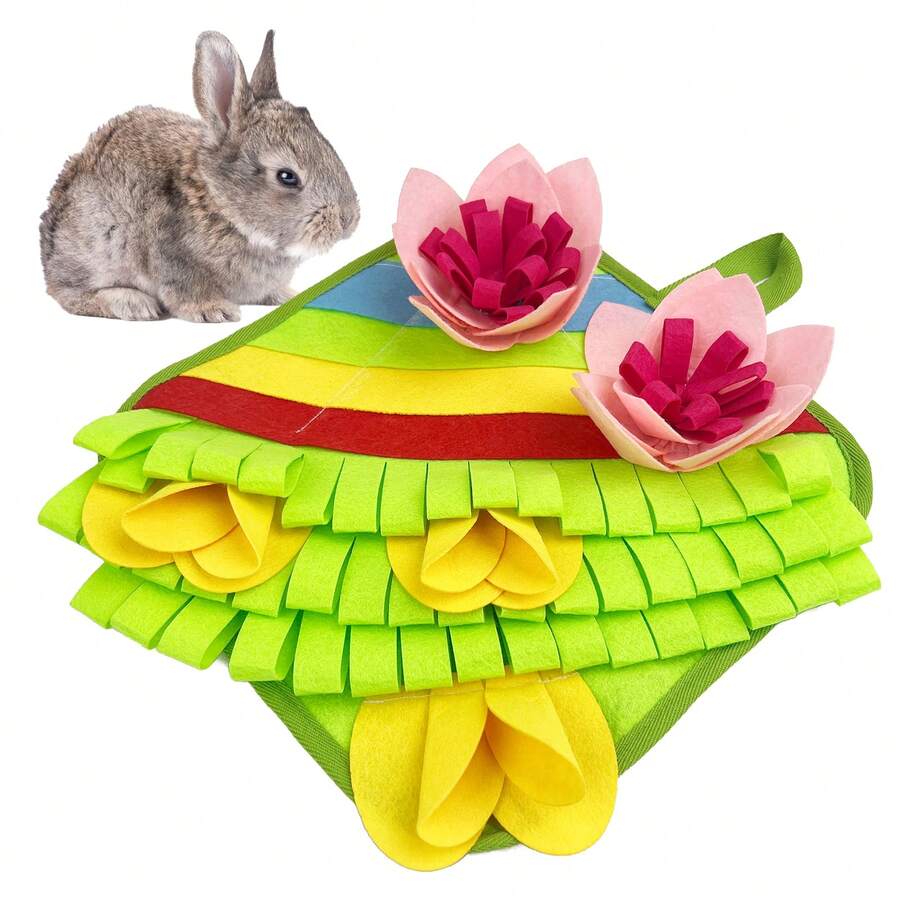 Felt Snuffle Mat For Small Pets, Washable Training Pad, Stress Relief Toy