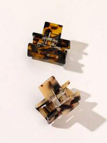 Hair Claw Clips For Women Small Claw Clips Tortoise Shell Leopard Hair Clips For Thin Thick Hair Strong Hold French Clip Nonslip Jaw Clip Hair Accessories - Multicolor - View 3