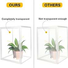 Lifevilion 3Pcs Clear Display Case Dustproof Storage Bins Containers Organizer Bag Show Box For Figures/Toys/Collectibles/Car Model - 無色 - 查看 6