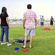 2 Sets Of Red And Blue Board 12-Pocket Toss Game Sets, Portable Outdoor Bean Bag Games, Perfect For Camping, Beach Fun, And Family Parties, Backyard Games, Portable Bean Bag Toss Games, Lawn Games For Adults, Camping Games, Backyard Games For Adults, Tossing Games, Playground Games, Beach Games For Adults, Backyard Party Games, Bag Toss Games, Large Lawn Games, Camping Board Games, Island Games, Throw And Catch Games, Camping Activities, Backyard Fun Games, Outdoor Games, Outdoor Party Games, Christmas Lawn Games, Beach Toss Games - 2-pack (red and Blue) - View 7