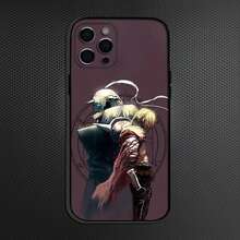 Fullmetals Anime A-Alchemists Brother  Phone Case Covercompatible with  16,15,14,13,12,11 Plus,Pro Max,XS,X,XR,SE Soft Silicone Black Cover,Covercompatible with  17 Hülle, 17 pro Hülle, 17 promax Hülle - Z6 - Übersicht 8